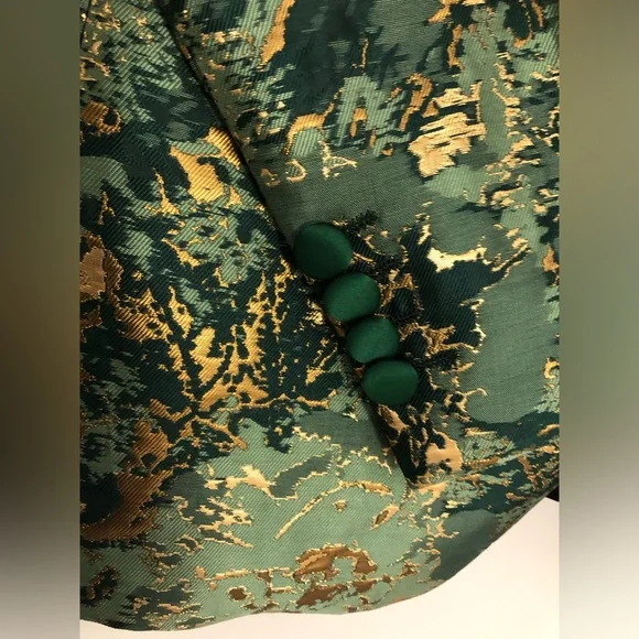 Green & Gold Camo Tuxedo – 3 Piece